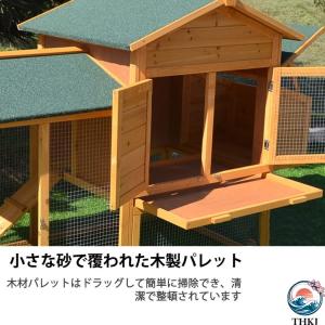 鳥かご 屋外木製鶏小屋 屋外 木製 鳥ケージ大...の詳細画像3