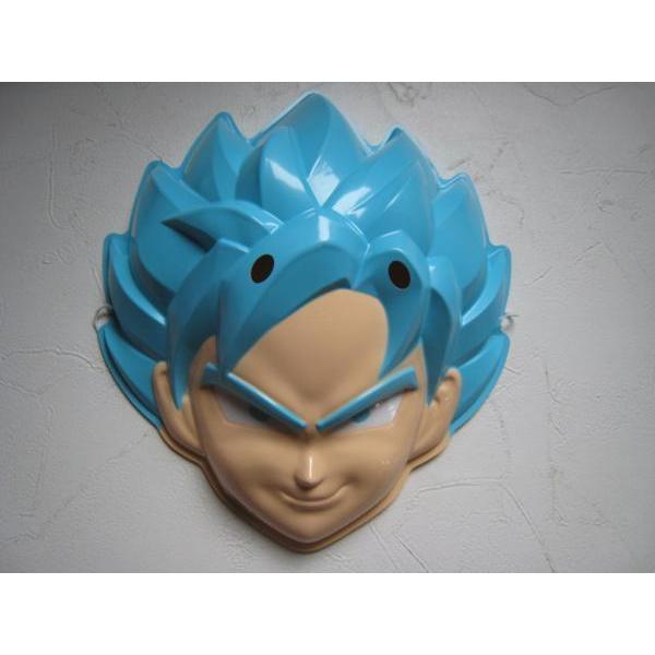 お面　ドラゴンボール　超サイヤ人　ゴッド　孫悟空　ソンゴクウ　鳥山明　お祭り　縁日　おめん