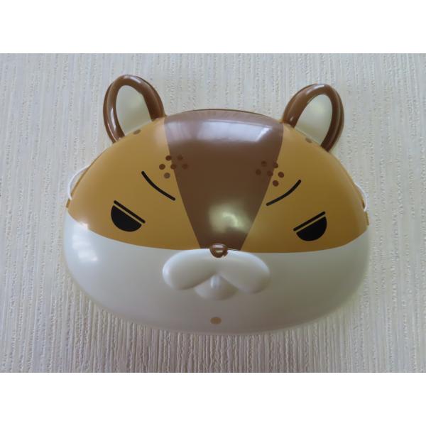 お面　紙兎ロペ　アキラ先輩　シマリス　熊谷アキラ　内山勇士　中野慎太郎　フジテレビ　めざましテレビ　...