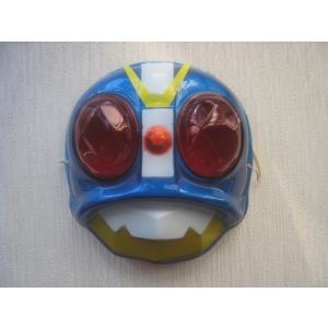 お面 仮面ライダー1号 ブルー再販タイプ 長期保管品 1984〜1987年販売