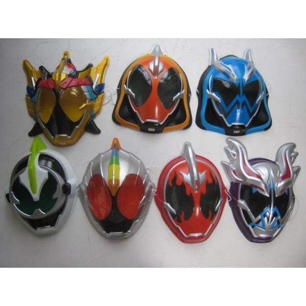お面　仮面ライダーゴースト　７個セット　おめん　2015年　2016年　特撮テレビドラマ　平成仮面ラ...