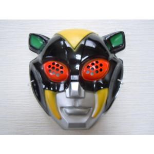 お面 電磁戦隊メガレンジャー メガブラック 遠藤耕一郎 江原淳史 1997