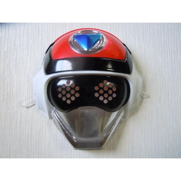 お面　超新星フラッシュマン　レッドフラッシュ　ジン　垂水藤太　1986年　昭和レトロ　東映　スーパー...