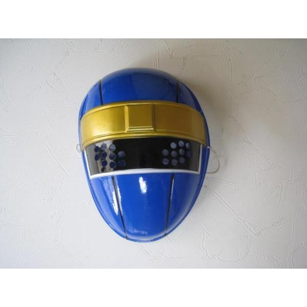 お面　忍者戦隊カクレンジャー　ニンジャブルー　歪み　サイゾウ　東映　1994年〜1995年　特撮テレ...