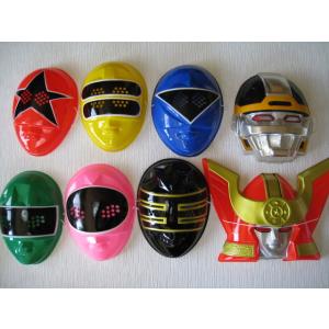 お面　超力戦隊オーレンジャー　８個セット　タックルボーイ　東映　1995年　スーパー戦隊シリーズ　お...