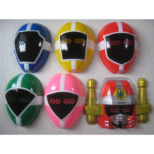 お面　救急戦隊ゴーゴーファイブ　6個セット　1999年　東映　スーパー戦隊シリーズ　おめん　特撮テレ...