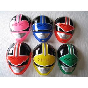 お面　未来戦隊タイムレンジャー　6個セット　2000年　東映　スーパー戦隊シリーズ　おめん　特撮テレ...