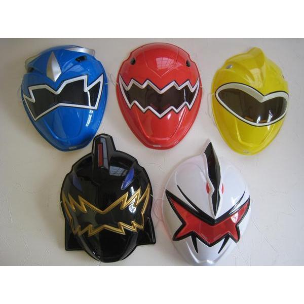 お面　爆竜戦隊アバレンジャー　5個セット　おめん　縁日　祭り　2003年　東映　特撮テレビドラマ　ス...