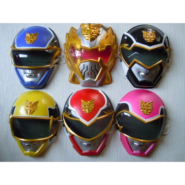 お面　天装戦隊ゴセイジャー　6個セット　東映　2010年〜2011年　特撮テレビドラマ　スーパー戦隊...