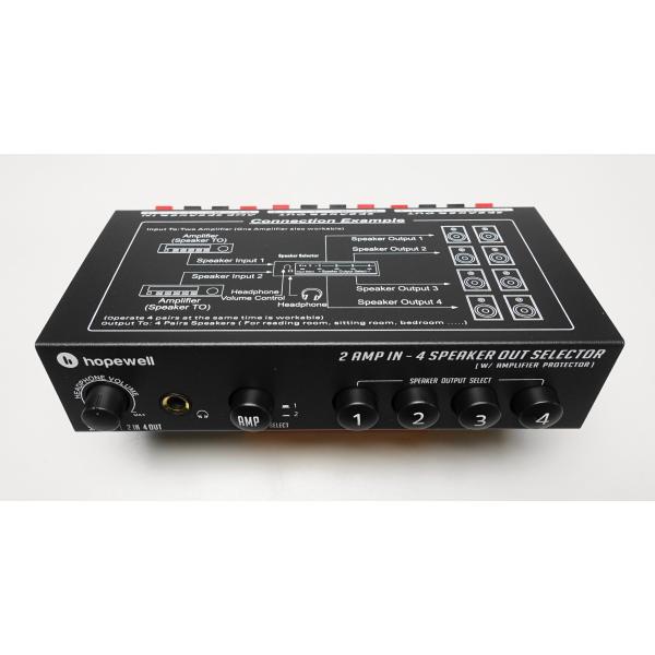 2in  4out スピーカーセレクター/同時8本スピーカー出力 可！