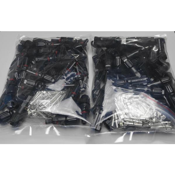 ソーラーパネル 接続ケーブル用 MC4 型 コネクター 100組セット ソーラー発電 太陽光発電