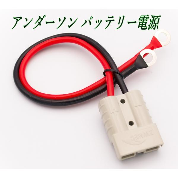 アンダーソン コネクタ― 50A バッテリーコード 10AWG 30cm 電源コネクター