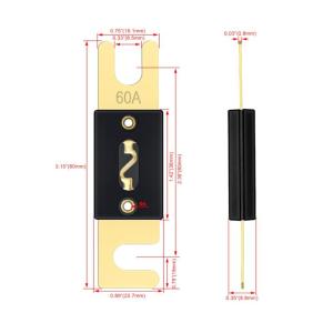 ANLヒューズ 2PCS 高耐久タイプ バッテ...の詳細画像2