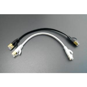 LANケーブル CAT7 0.2m フラット ...の詳細画像4