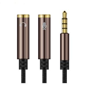 3.5mm変換ケーブル 4極(オス)ヘッドホン...の詳細画像1