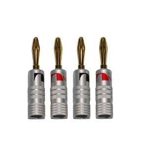 バナナプラグ 金メッキ16本セット(赤8本 黒...の詳細画像1