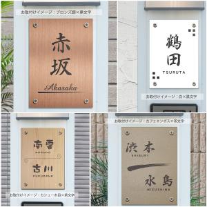 表札 アクリル 四国化成 ステンレス調 マイ門...の詳細画像3