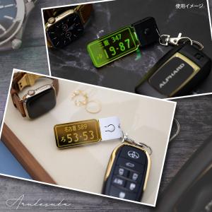 キーホルダー 光る LED ナンバープレート ...の詳細画像2