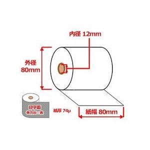 サーマルレジロール　KT-8080　　80×80φ×12mm　60巻入