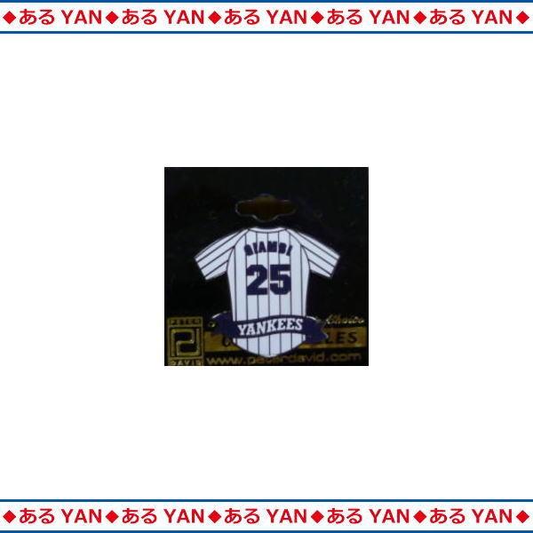 MLB ピンバッジ ジェイソン・ジアンビ GIAMBI 25 ヤンキース ホーム Peter Dav...