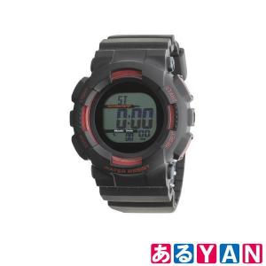 クレファー 腕時計 FDM7865 -RD レッド 電波ソーラー 5気圧防水 デジタルウォッチ 両極対応電波時計 新品 送料無料