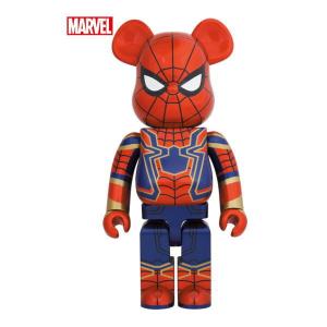 AE (開封のみ) MEDICOM TOY メディコムトイ BE@RBRICK ベアブリック IRON SPIDER 1000％ スパイダー