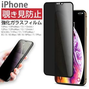 覗見防止 iPhone フィルム フィルター 強化ガラスiPhone14 Pro Max Plus ...