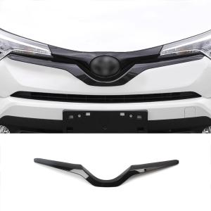 トヨタ C-HR ZYX10/NGX50 後期 専用 2019年10月フロントエンブレムカバー ガーニッシュ 傷付き防止 カスタム パーツ アクセサリーToyota CHR 専用設計