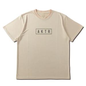 AKTR（アクター）　124012005  ECRU  バスケットボール  Tシャツ  SEASONAL AKTR LOGO SPORTS TEE  24SS｜as-y