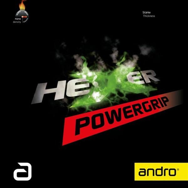 andro（アンドロ）　112297　RED　卓球　裏ソフトラバー HEXER POWERGRIP（...