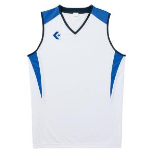 CONVERSE（コンバース）　ゲームシャツ　CB251701　バスケットボール　ホワイト/Rブルー　15SS｜as-y