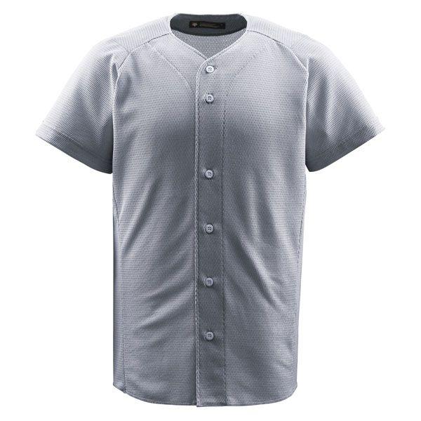 デサント（DESCENTE）　フルオープンシャツ　DB1010　野球　ユニフォーム　シルバー  14...