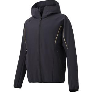 デサント（DESCENTE）　DBX3605LB　BLK　野球　フーデッド長袖ハイブリッドジャケット　19FW｜as-y