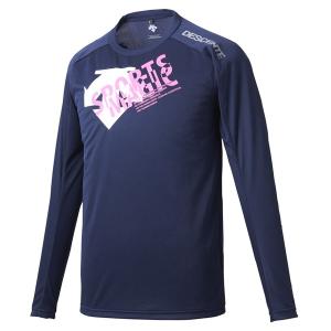 デサント（DESCENTE）　DRMQJB53　NV　陸上・ランニング　長袖Tシャツ　20FW｜as-y