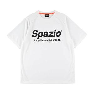 SPAZIO（スパッツィオ）　GE0782  01　サッカー　フットサル  ジュニア　ロゴ S/S プラシャツ  22SS｜as-y