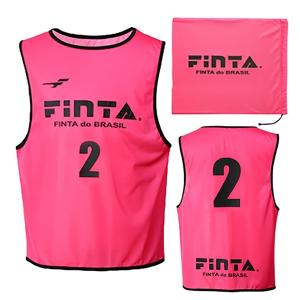 フィンタ（FINTA）　FT6556　7200　ピンク　サッカー　ビブス（20枚セット NO1-20付き）　20SS｜as-y