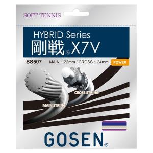 GOSEN（ゴーセン）　剛戦X7Vロイヤルブルー　SS507RB　テニス　ガット 14FW｜as-y