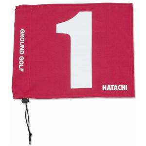 HATACHI（ハタチ）　BH5001　62（レッド）　グランドゴルフ用旗　19SS｜as-y