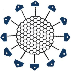 待望のパーツ売り開始！　Air Dribble　エアドリブル用　ゴムネット＆ネット緩衝材セット　AD10002　バスケットボール　17FW