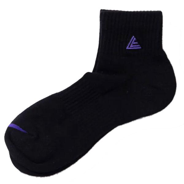 LEGIT（レジット）　LESO02  BLKPPL　バスケットボール　SHORT SOCKS　ショ...