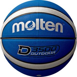 モルテン（Molten）　B7D3500BS　アウトドア用　バスケットボール7号球 ブルー×シルバー 17SS｜as-y