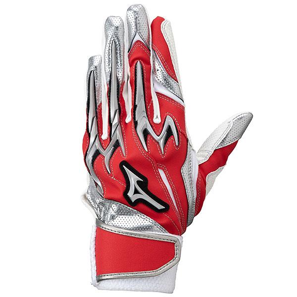 ミズノ（MIZUNO）　1EJEY25562　野球　バッティンググローブ　ジュニア  シリコンパワー...