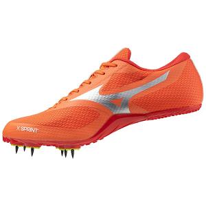 Mizuno サッカースパイク ホワイト/ブラック/オレンジ MIZUNO サッカースパイク（色：オレンジ系）｜スパイク