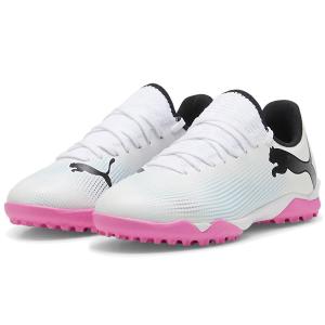 SALE　PUMA（プーマ）　107738  01　サッカー　ジュニア　トレーニングシューズ  FUTURE フューチャー 7 プレイ TT ＋ MID  24Q1｜as-y