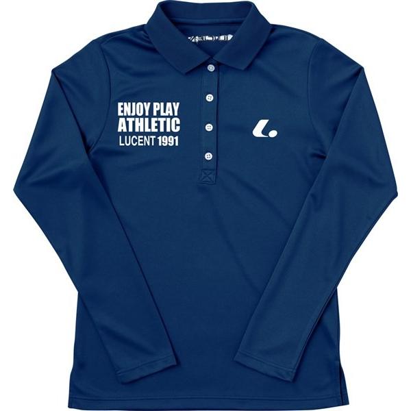 LUCENT（ルーセント）　XLP4926　テニス　レディース 長袖ポロシャツ ネイビー　18SS