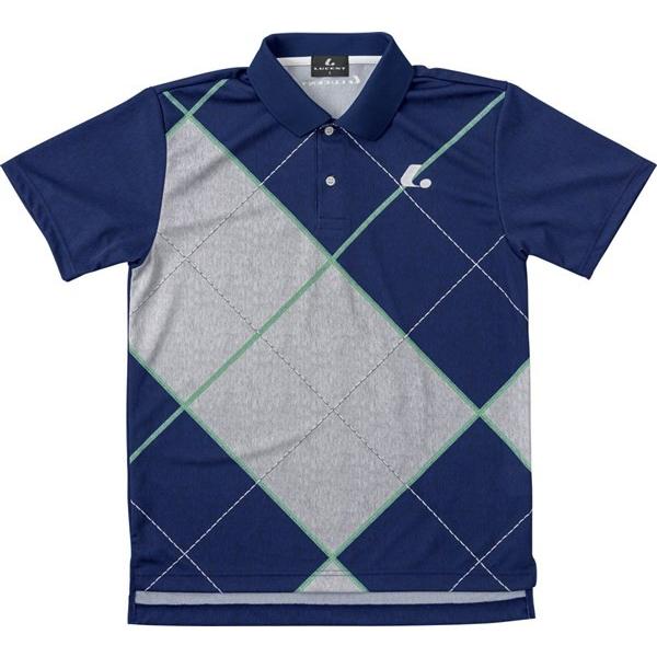 LUCENT（ルーセント）　XLP8386　テニス　ユニセックス ゲームシャツ ネイビー　18SS