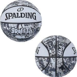 スポルディング （SPALDING）　84-375Z　バスケットボール　ボール　グラフィティ ホワイト SIZE7　21FW｜as-y