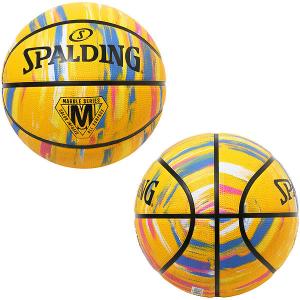 スポルディング （SPALDING）　84-410Z　バスケットボール　ボール　マーブル イエロー SIZE6　21FW｜as-y