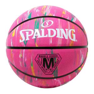 スポルディング （SPALDING）　84-411Z　バスケットボール　ボール　マーブル ピンク SIZE6　21FW｜as-y