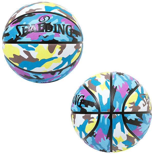 スポルディング （SPALDING）　84-494J　バスケットボール　ボール　マルチカモ ブルー×...